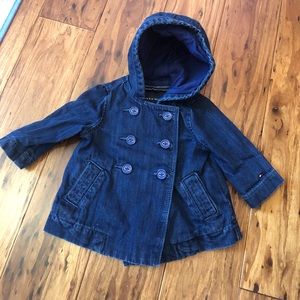 Tommy Hilfiger infant girl denim coat